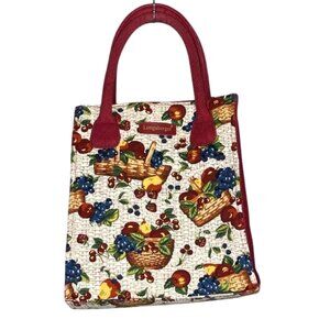Longaberger Purse with Baskets on it